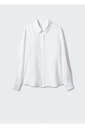 MANGO Women's Off-White Shirt 47895651