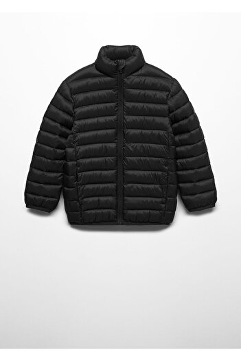 MANGO Woman Black Boy's Coat 67081009