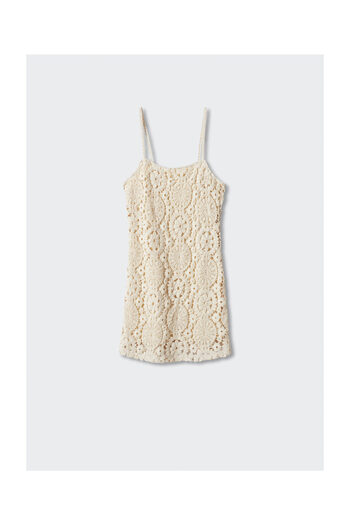 MANGO Woman Crochet short dress