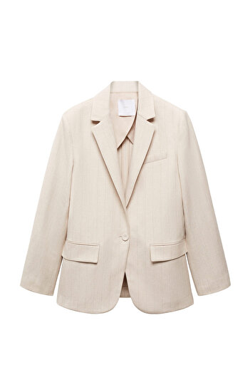 MANGO Woman Pinstripe suit blazer