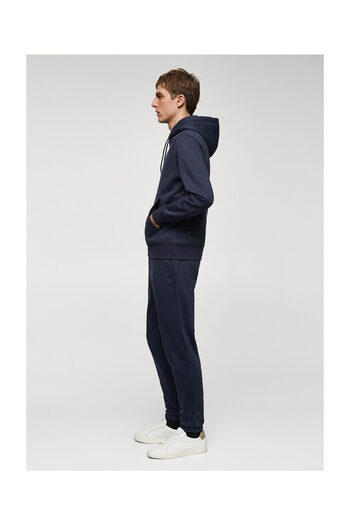 MANGO Man Βαμβακερό παντελόνι σε στυλ jogger