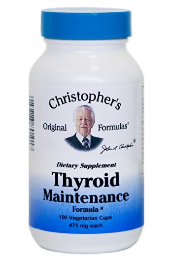 Christopher's Original Formulas Dr. Christopher's Original Formulas Thyroid Maintenance Formula Capsules, 100 Count