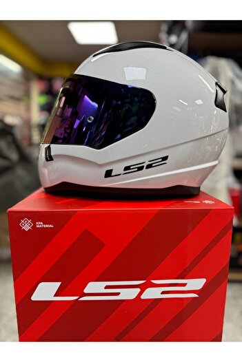 LS2 RAPID 2 BEYAZ KASK - GÖKKUŞAĞI VİZÖRLÜ