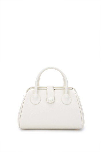 Tamer Tanca Women's Vegan White Shoulder Bag