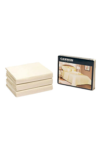 Cannon 3-Piece Machine Washable High Quality King Fitted Sheet Set