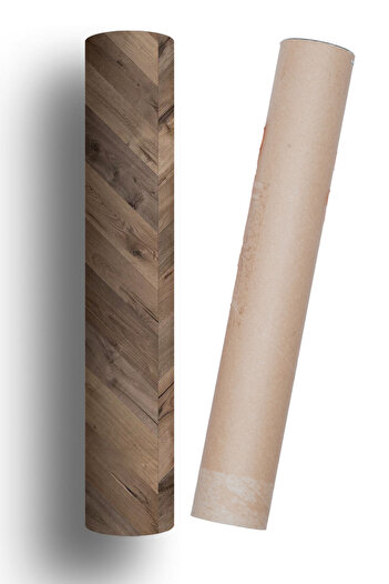 Bigaimaj Yer Kaplama Folyosu Kendinden Yapışkanlı Laminasyonlu Balıksırtı Ahşap Parke Desen 60cm X 100cm
