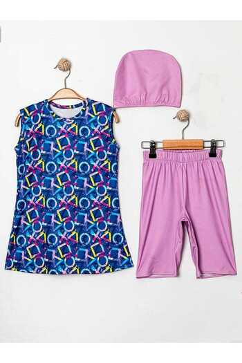 GizaKids Girl's Hijab Swimsuit