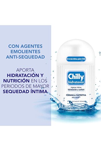 Chilly Idratante Extra Emollient Intimate Cleanser 6.7oz (200ml) Italian Import