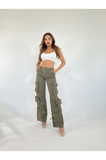 Edolika 6486 Pants-Khaki