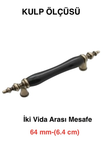 Porcellana Perla (6,4 cm)-Porțelan Dulap Sertar Bucătărie Baie Copii Mobilier Mâner Mâner Mâner Kulb 64mm-STK5657