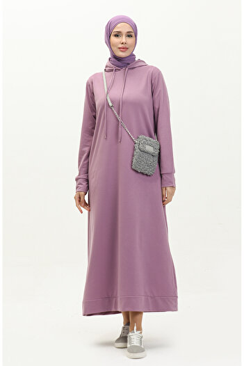 sefamerve Lilac 0190-05 Door Sports Dress