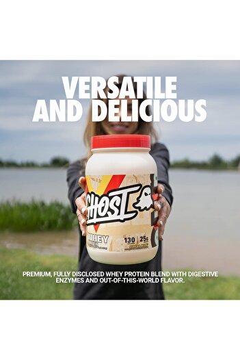 Ghost Whey Protein Powder, Cereal Milk - 2LB, 25G Protein - Isolate, Concentrate & Hydrolyzed Blend
