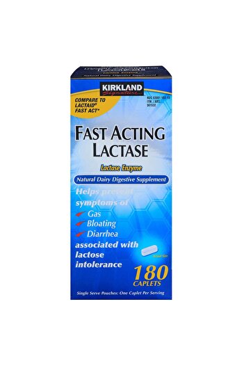 Kırkland Kirkland Signature Fast Acting Lactase - 180 Caplets