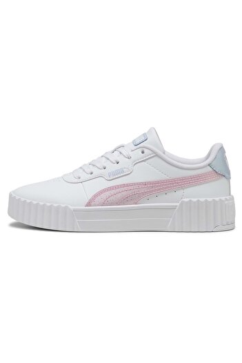 Puma Carina 3.0 Blurry Dreams Jr 400607-01 Women's Sports Shoes White
