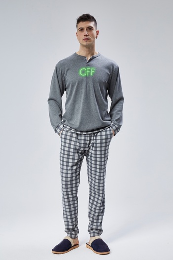 M MOONCOVER Men's Cotton Pajama Set Seasonal