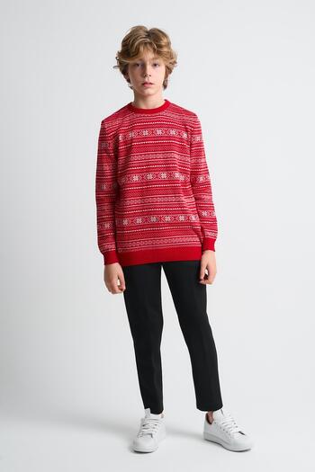 ALEXANDERGARDI Crew Neck Children's Knitwear Sweater (C23-7103)