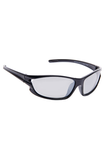 Lee Cooper Kids Sports Polarised Sunglasses Silver Mirror Lens - LCK101C01