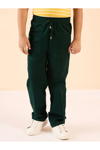 Stylo Bug By Styli Solid Drawstring Waist Cargo Pants