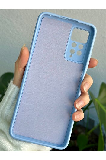 Go Aksesuar Redmi Note 11 Pro 4g ve Note 12 Pro 4g Uyumlu İçi Kadife Lansman Esnek Silikon Kılıf