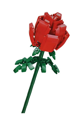 ctoy Red Rose Flower Making Block Set - My87018