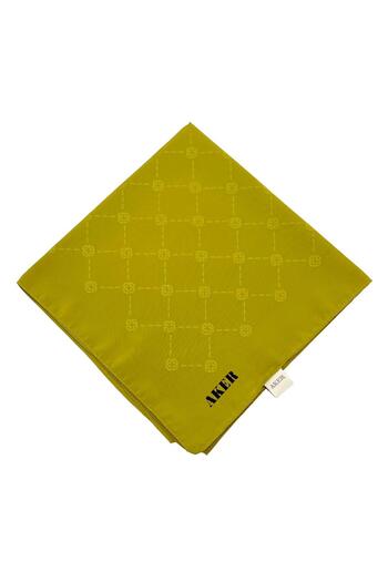 Aker Monogram Scarf - Yellow 952