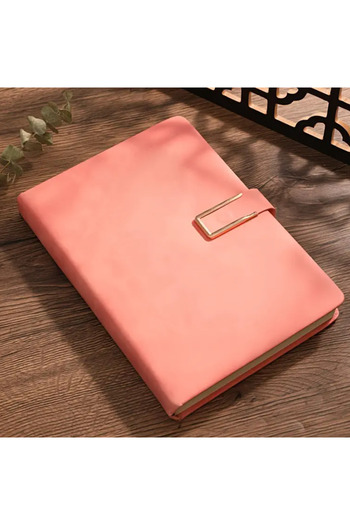 Choice 200pages Pink A5 Retro Notebook Soft Leather Cover 200/360 Pages Agenda for Students Business Office