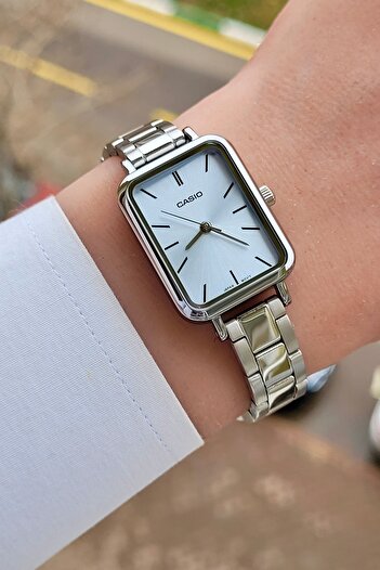 Casio Women's Wristwatch with Dial Blue Cord Gray Color Guaranteed