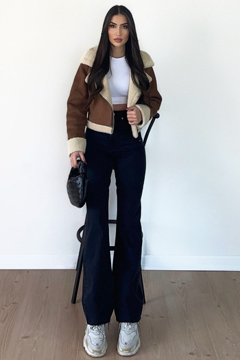aideen Perenaideen Rose Extra High A.C.A.I.P S.Black Loose Jeans Palazzo Trousers (Mi̇lano)
