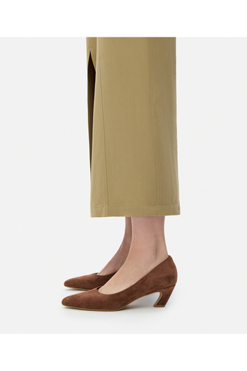 İpekyol Suede textured high heels