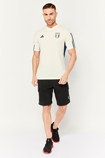 adidas Men Sportswear Fit Drawstring Outdoor Cargo Shorts, Black