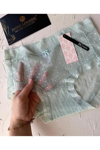 FK F.K 2827 Polka Dot Tulle Kilot