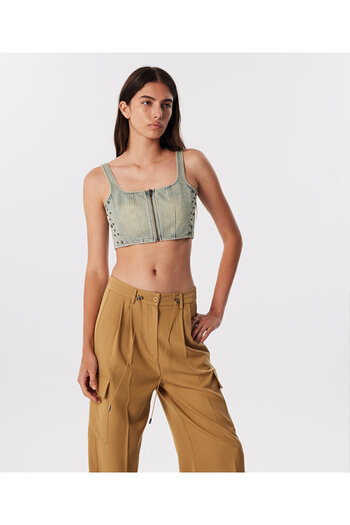 Twist Jean Bustier - Troc Printed