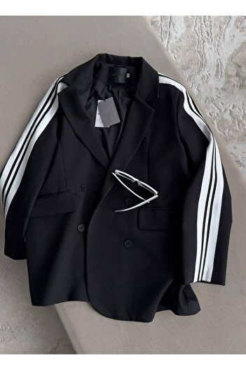 Ekim Store Striped Oversize Blazer Jacket