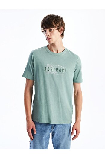 LC Waikiki Ανδρικό μπλουζάκι XSIDE Crew Neck με κοντό μανίκι χτενισμένο βαμβακερό