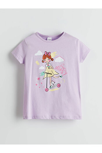 LC Waikiki LCW Kids Bisiklet Yaka Kız Çocuk Pijama Takım
