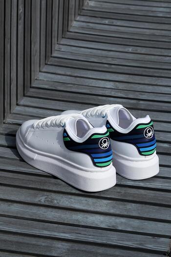 Benetton White Men's Sneaker