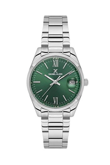 Daniel Klein Dk.1.13763-3 Metal Case Metallic Women Wrist Watch with Calendar