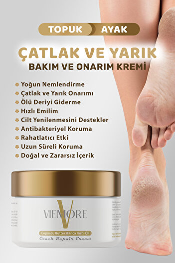 Viemore Topuk ve Ayak Çatlak Bakım Onarım Kremi 100ML