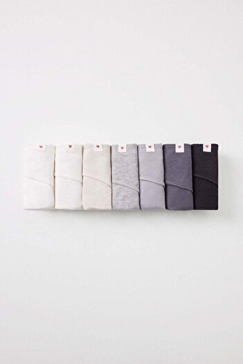 Women'secret Pack of 7 classic cotton panties