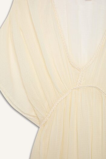 DeFacto Regular Fit Cotton Beach Dress, Fall in Love B7516Ax24Sm
