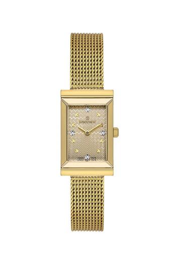 Essence Stone Design Wicker/Steel Cord Rectangular Dial - 5 Atm Water Resistant