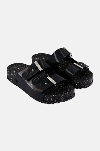 ZAXY Women Double Strap Euforia Partner Sandals, Black