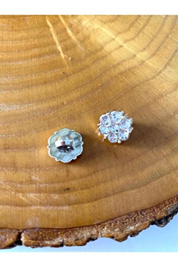 canan dizayn Special Stone 12 mm (20 Size) Gold Button (10 Pcs)