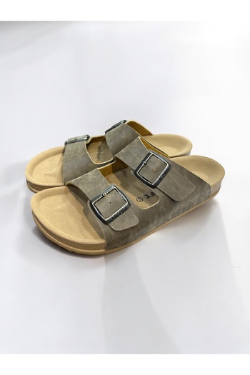 SHOUGO Orthopedic Sole Double Banded Buckle Daily Comfortable Flysoft Home & Outdoor Slippers