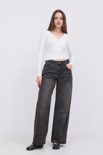 Addax Modal T-Shirt with Snap Collar B13847