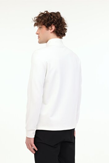 lumberjack Ml Jose 18Itl612 5Fx White Men's Tracksuit Top