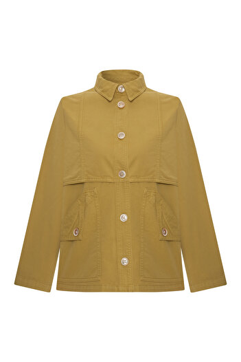 Mudo Big Pocket Buttoned Jacket