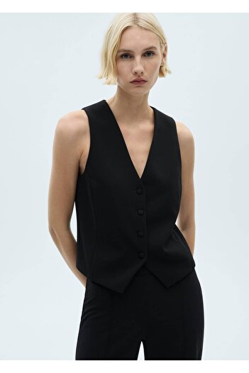 MANGO Woman Buttoned suit vest