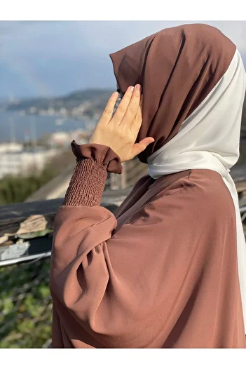 ZÜMHA Afghan Set Light Brown Shawl