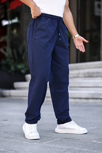 YXC Trend Maker Чоловічі зручні літні штани з суміші льону Relaxed Pantolon